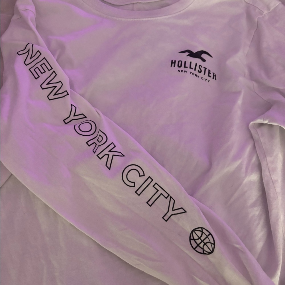 Hollister Graphic Tee with Cityscape Design